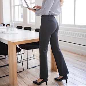 Betabrand Charcoal Dress Pant Yoga Pants